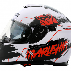 889 Comfort Warrior white _ red side view