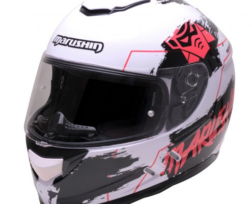 889 Warrior weiß schwarz front