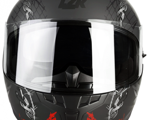 Fh-3 Pitbull 3 - Black - Red - White - Mat Front 2