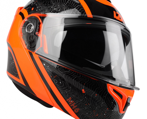 MH-6 Light Black - Red Fluo 3